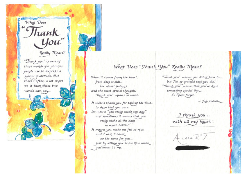 Thank you card 18